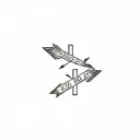 solid arrows pointing in one direction that has the quote "you gave me so much to remember" tattoo design idea