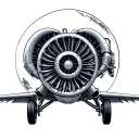 aircraft engineering jet engine tattoo design idea