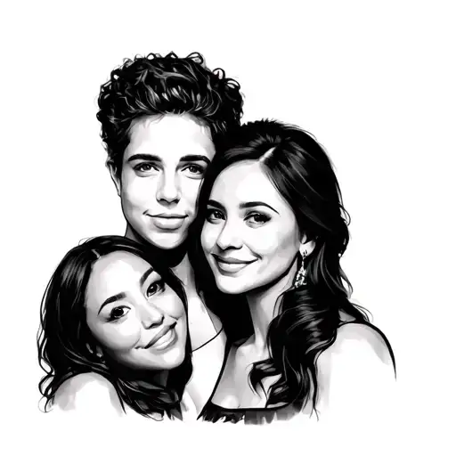 Kerry, Tammy, Andrew, Aleasha tattoo design idea