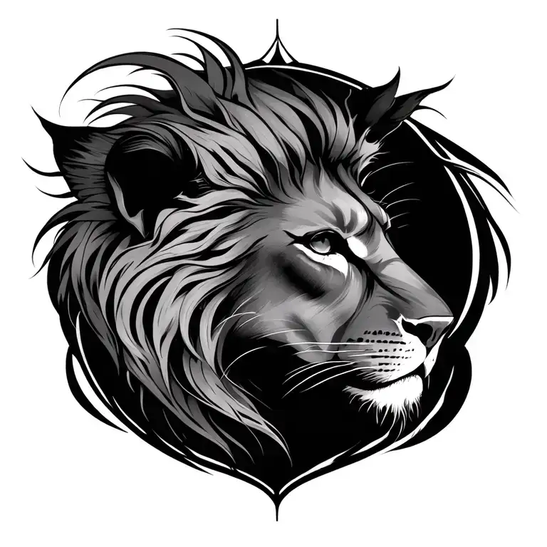 Cancer And Leo tattoo design idea