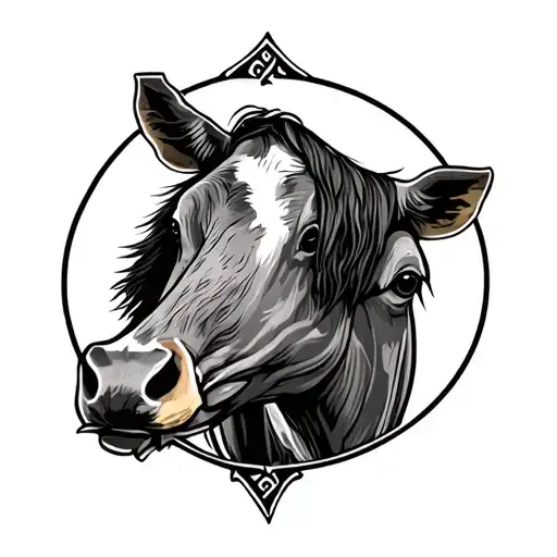 Farm tattoo design idea