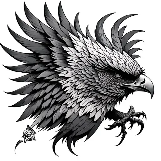 Indonesian Garuda tattoo design idea