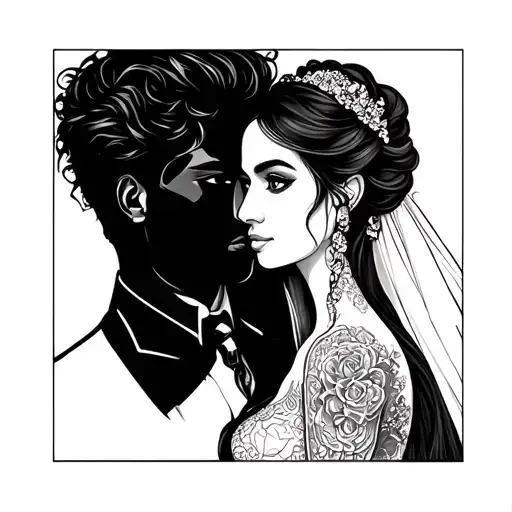 married couple tattoos based tattoo design idea