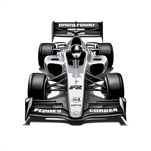 FTB eddy jordan F1 car tattoo design idea