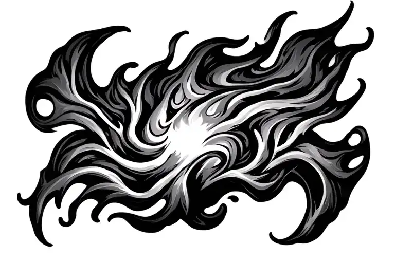 flame burns brighter than tattoo design idea