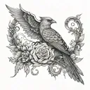 foolish trust in relationships tattoo design idea