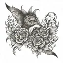 foolish trust in relationships tattoo design idea