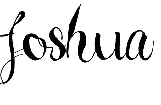 "Joshua" tattoo design idea