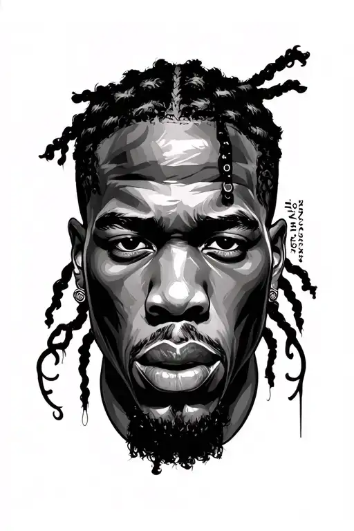 Get Rich Or Die Tryin tattoo design idea