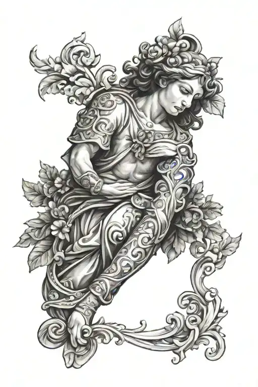 Italian renaissance arm sleeve tattoo tattoo design idea