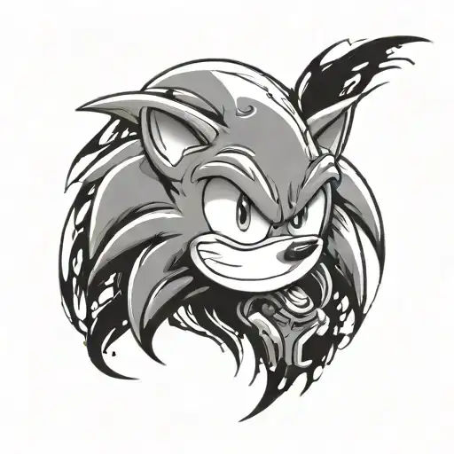 sonic tattoo design idea
