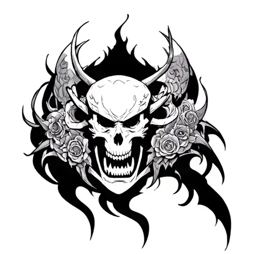 Death God from naruto tattoo design idea