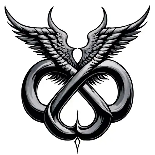 all things must pass infinity symbol opie ortiz style tattoo design idea