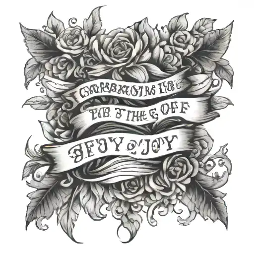 comparison is the thief of joy tattoo design idea