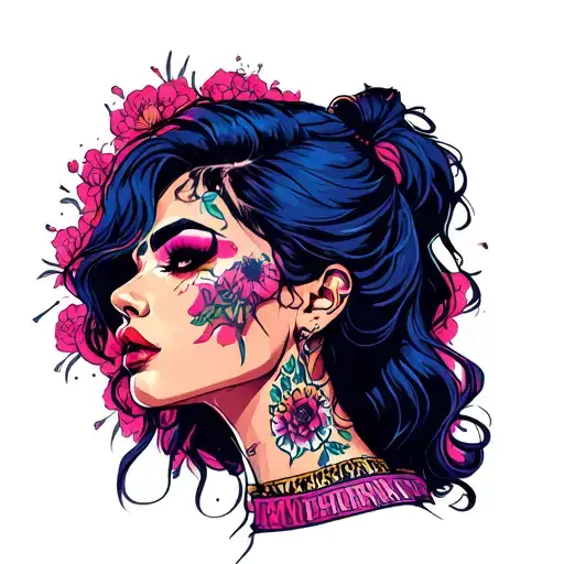 lesbian tattoo design idea