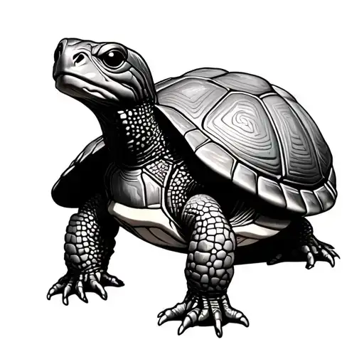 Box Turtle tattoo design idea