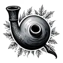 pipe tattoo design idea