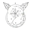 cassiopeia tattoo design idea
