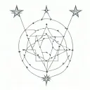 cassiopeia tattoo design idea