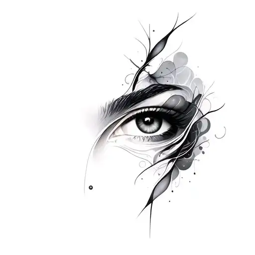 Coverup Abstract Patterns tattoo design idea