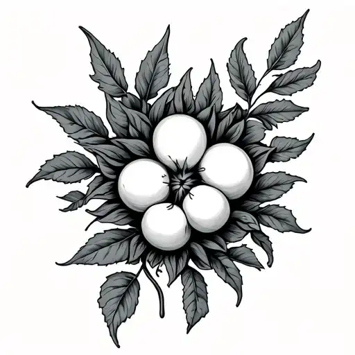 Soybean tattoo design idea