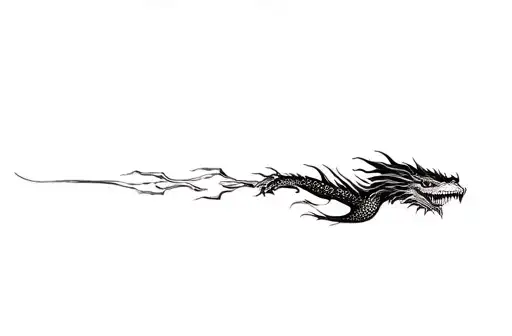 "Raiden with a dragon
" tattoo design idea