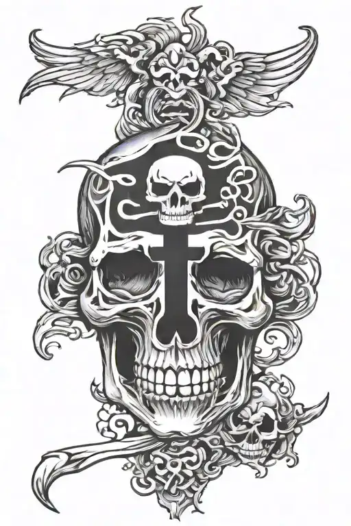 Japanese Katakana Characters: Memento Mori Memento Vivere (The exact writing is as shown above.) Style: The characters should look tattoo design idea