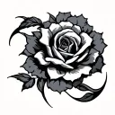 number 2004 tattoo design idea