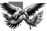 tattoos on abs robes from waist tattoo design idea