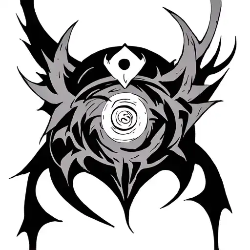 curse mark naruto tattoo design idea