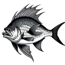 traditional sail fish tattoo tattoo design idea