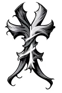 3 Nail Cross tattoo design idea