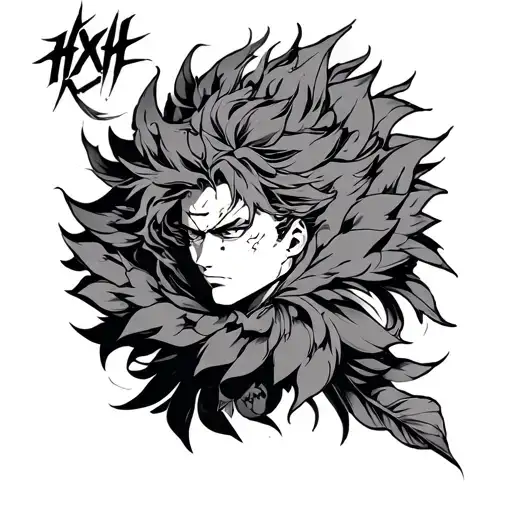 hxh ten power tattoo design idea