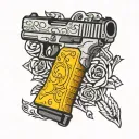 glock 19 tattoo design idea