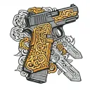 glock 19 tattoo design idea