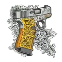 glock 19 tattoo design idea