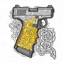 glock 19 tattoo design idea