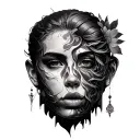 Bisexual tattoo design idea