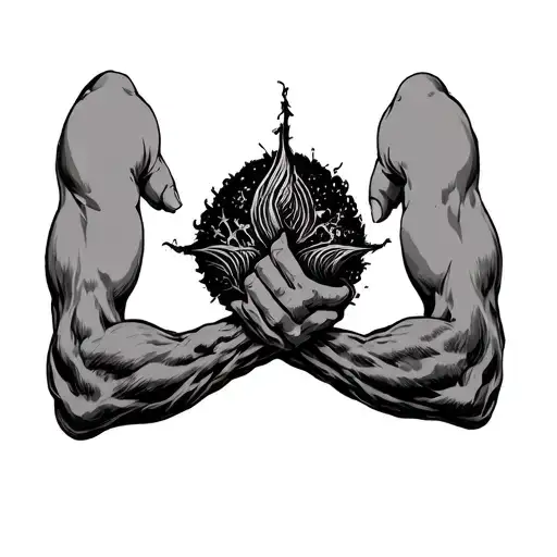 Inner Bicep tattoo design idea