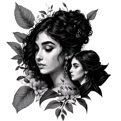 I want the names Adeline Aaliyah Josiah Enoch Andrew as a tattoo  tattoo design idea