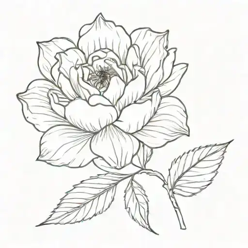 July birth flower, December birth flower, October birth flower, April birth flower, January birth flower tattoo design idea