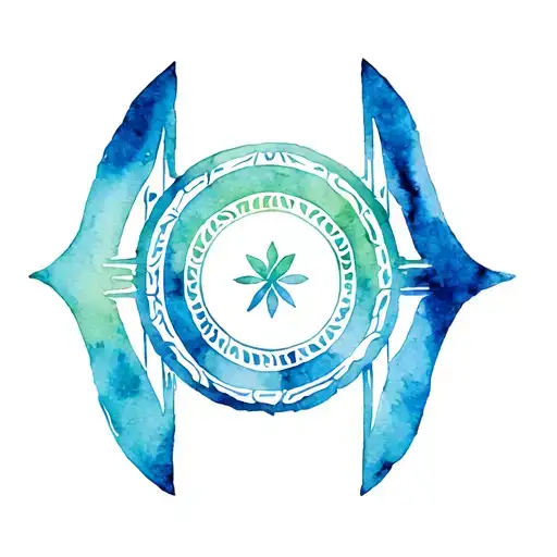 babylon ancient symbols tattoo design idea