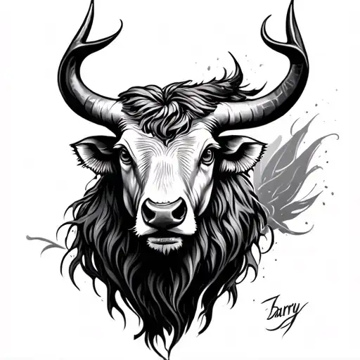 barry Taurus liverpool tattoo design idea