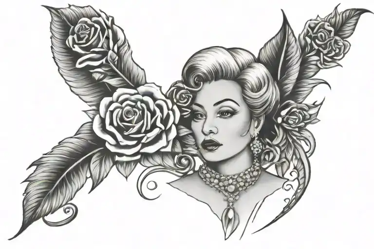 Griselda Blanco tattoo design idea