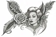 Griselda Blanco tattoo design idea