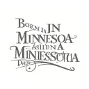 text that says "Born in Minnesota. Raised in Doylestown. Corrupted in Provincetown"  tattoo design idea