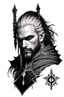 Witcher tattoo design idea