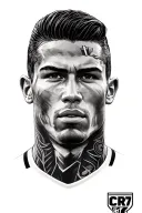UNIQUE CR7 tattoo design idea