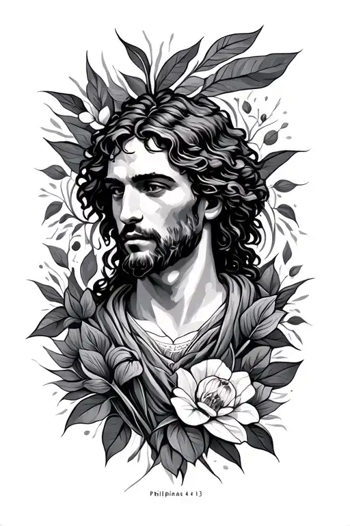 Philippians 4 13 tattoo design idea