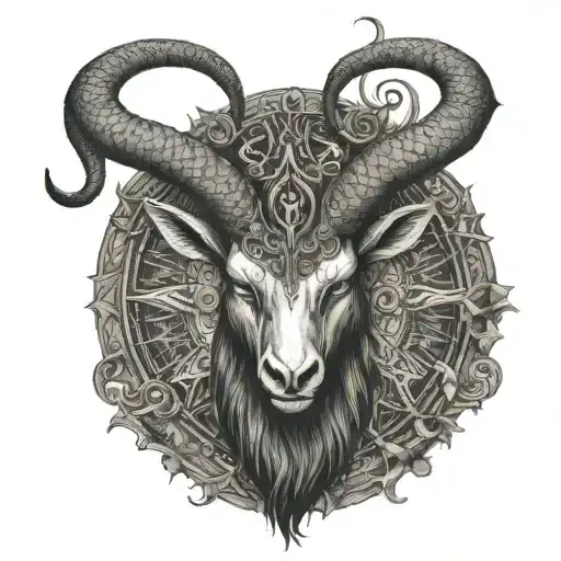 baphomet tattoo design idea